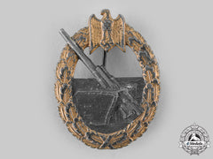 Germany, Kriegsmarine. A Coastal Artillery War Badge, By Friedrich Linden