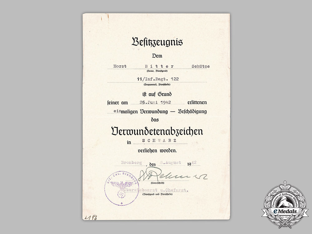 germany,_heer._a_collection_of_award_documents_to_infantry_soldier_horst_bitter(_ek2,_krimschild)_m19_2498