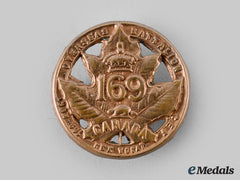 Canada, Cef. A 169Th Infantry Battalion "109Th Regiment" Cap Badge, C.1916