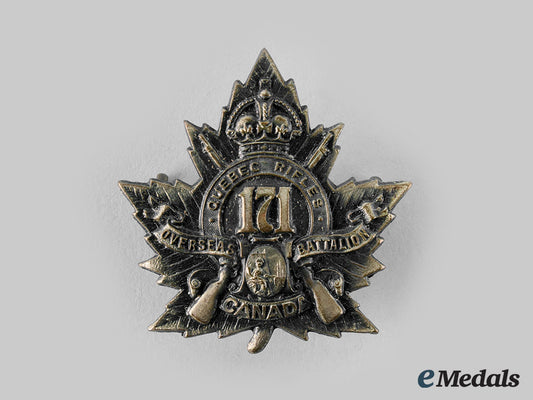 canada,_cef._a171_st_infantry_battalion"_the_quebec_rifles"_cap_badge_m19_25095