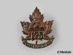 Canada, Cef. A 175Th Infantry Battalion "Medicine Hat Battalion" Cap Badge,