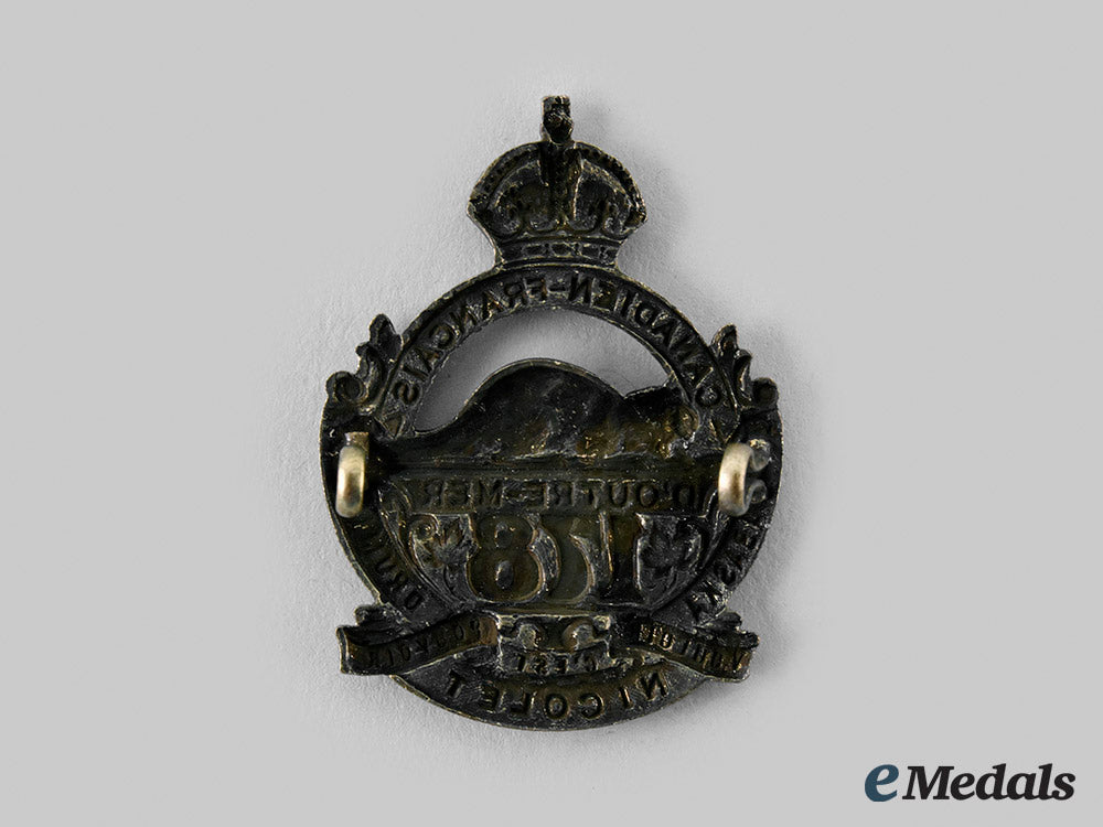 canada,_cef._a178_th_infantry_battalion"_canadiens_français"_cap_badge,_c.1916_m19_25114