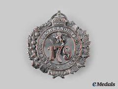 Canada, Cef. A 179Th Infantry Battalion "Cameron Highlanders Of Canada" Glengarry Badge, By Dingwall