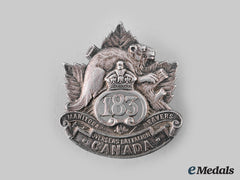 Canada, Cef. A 183Rd Infantry Battalion "Manitoba Beavers" Officer's Cap Badge, By Dingwall