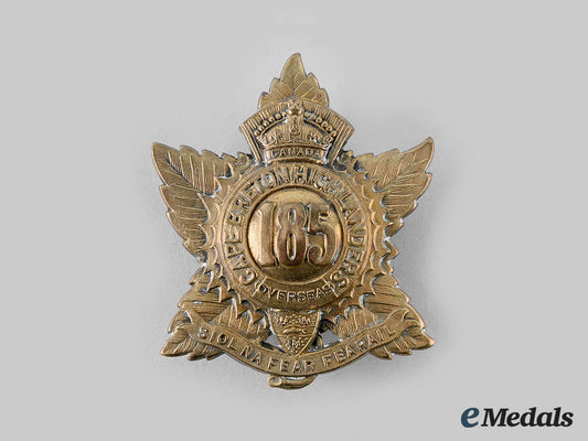 canada,_cef._a185_th_infantry_battalion"_cape_breton_highlanders"_glengarry_badge,_c.1916_m19_25133