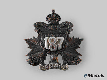 canada,_cef._a187_th_infantry_battalion"_central_alberta"_officer's_cap_badge,_by_d.e._black,_c.1915_m19_25139