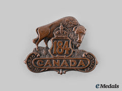 Canada, Cef. A 184Th Infantry Battalion Cap Badge