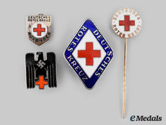 Germany, Drk. A Lot Of German Red Cross Pins