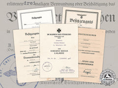 Germany, Heer. An Award Document Collection To Infantry Gefreiter Wilhelm Prerost (Ek2)