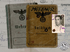 Germany, Heer. A Wehrpaß & Soldbuch To Sudetendeutscher Gefreiter Max Metzner (Pow Guard In Norway)