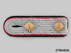 Germany, Ss. A Waffen-Ss Flak/Artillery Hauptsturmführer Shoulder Board