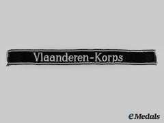 Germany, Ss. A Rare Vlaanderen Korps Cuff Title