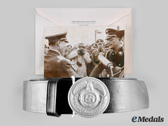 Germany, Ss. The Ss Officer's Belt & Buckle Of Arthur Seyß-Inquart, By Overhoff & Cie