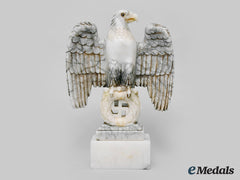 Germany, Nsdap. A Marble Desk Eagle, From The Estate Of Ss-Obergruppenführer Arthur Seyss-Inquart