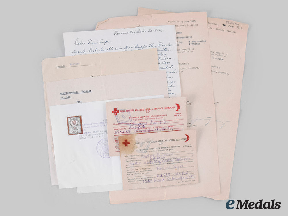 germany._a_lot_of_post-_war_documents_belonging_to_the_seyß-_inquart_family_c.1945_m19_25714_1