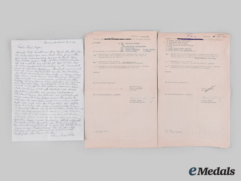 germany._a_lot_of_post-_war_documents_belonging_to_the_seyß-_inquart_family_c.1945_m19_25715_1