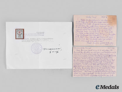 germany._a_lot_of_post-_war_documents_belonging_to_the_seyß-_inquart_family_c.1945_m19_25718_1