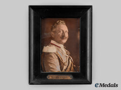 Germany, Imperial. A Hand Detailed Photograph Of Kaiser Wilhelm