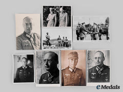 Germany, Heer. A Lot Of Photographs Of Generalmajor Julius Von Bernuth, Knight’s Cross