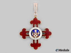 Spain, Franco’s Period. A Civil Order Of Alfonso X The Wise, Commander With Gold And Diamond Loop, C. 1950