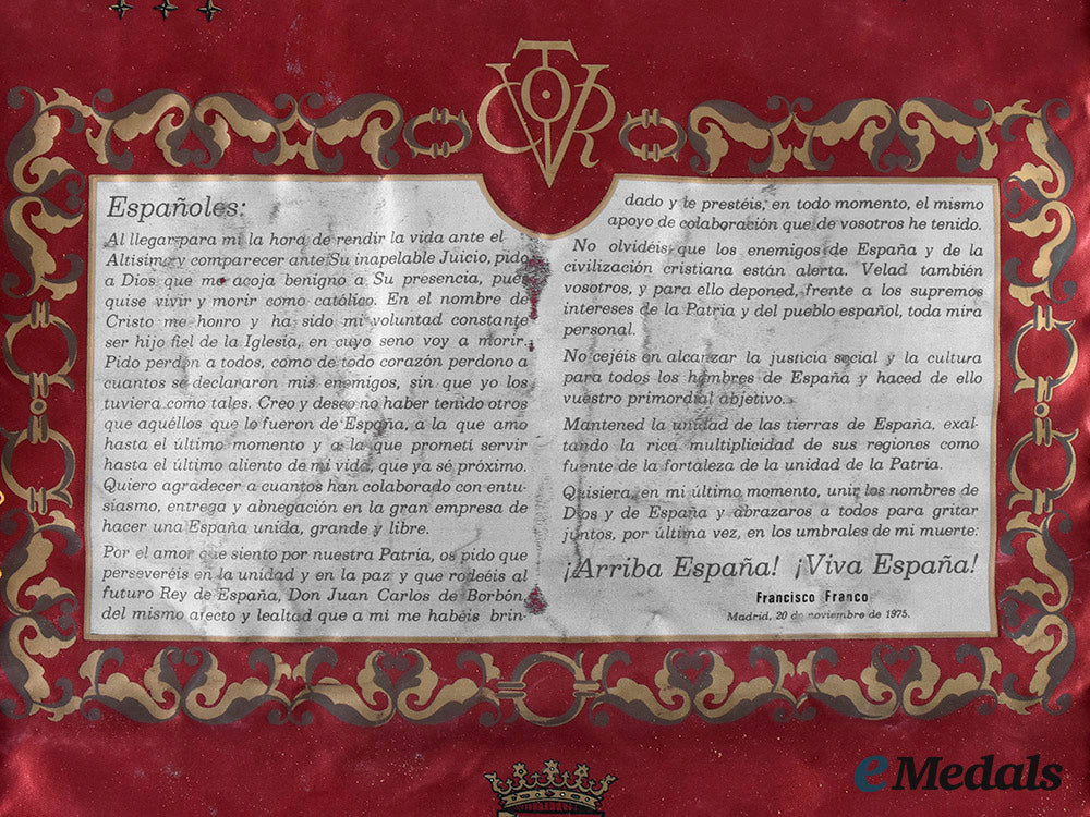 spain,_transition_period._a_standard_of_francisco_franco’s_political_testament_c.1975_m19_26294