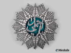 Tunisia, French Protectorate. An Order Of Glory (Nichan Iftikhar), I Class Breast Star, By Bertrand, C. 1942