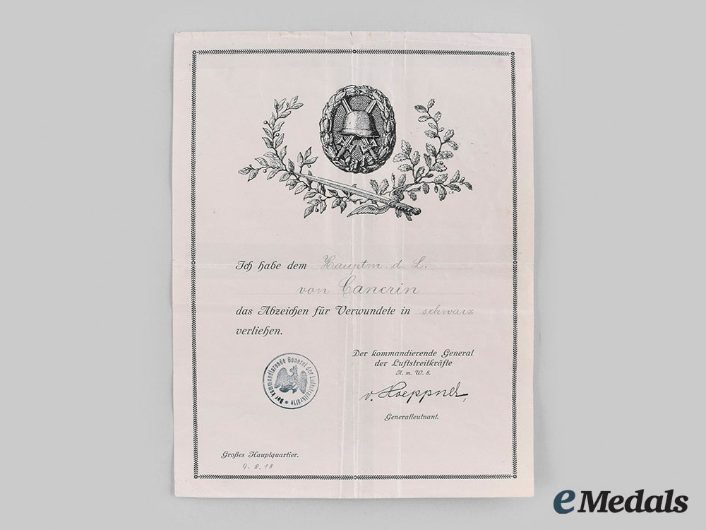 germany,_imperial._a_lot_of_documents&_awards_to_captain_alexander_von_cancrin,_c.1925_m19_26574