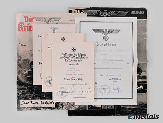 germany,_kriegsmarine._a_lot_of_award_documents_to_wilhelm_westhoff,_prinz_eugen_crew_m19_26653_1