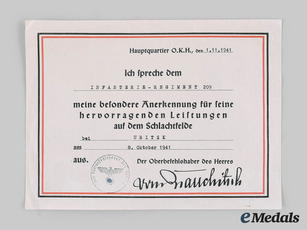 germany,_heer._a_lot_of_award_documents_to_obergefreiten_oskar_jürgensen,_grenadier-_regiment209_m19_26666