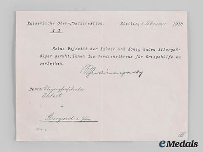 prussia,_imperial._a_merit_cross_for_war_aid_with_document_to_belegwaghensekretär_ehlert_m19_26952