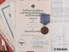 Germany, Wehrmacht. A Lot Of Awards And Documents To Karl Overbeck