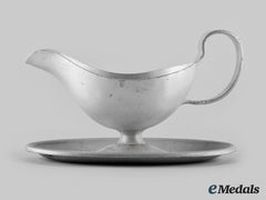 Germany, Kriegsmarine. A Kriegsmarine Aluminum Gravy Boat, By Gerhardi & Cie