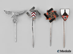 Germany, Third Reich. A Lot Of Membership Stickpins