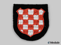 Germany, Ss. A Mint And Unissued Waffen-Ss Croatian Volunteer Sleeve Shield