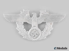 Germany, Third Reich. A Gendarmerie/ Schutzpolizei Shako Plate