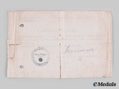 Germany, Kriegsmarine. A Pair Of Documents To Heinrich Timm, Seehund U-Boat 055 Crew