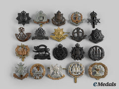 United Kingdom. A Lot Of Twenty Cap Badges