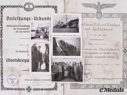germany,_kriegsmarine._documents_and_photographs,_u-_boat_forces_in_norway,_petersen_signed_m19_27560_1