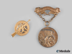 Germany, Third Reich. A Pair Of Sports Badges