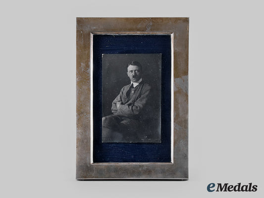 germany,_nsdap._an_early_signed_ah_studio_portrait_in_period_silver_frame,_by_hoffmann_m19_27668_1