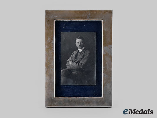 germany,_nsdap._an_early_signed_ah_studio_portrait_in_period_silver_frame,_by_hoffmann_m19_27668_1