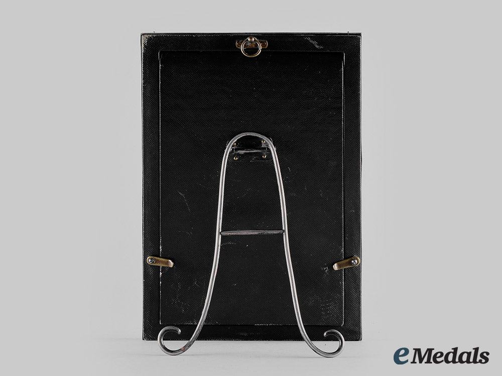 germany,_nsdap._an_early_signed_ah_studio_portrait_in_period_silver_frame,_by_hoffmann_m19_27669_1