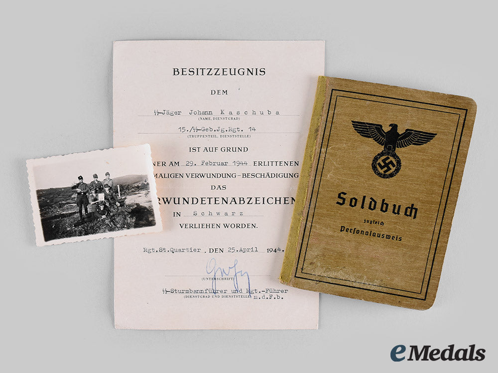 germany,_ss._a_soldbuch_and_award_document_to_johann_kaschuba,_ss-_gebirgs-_jäger-_regiment14("_prinz_eugen")_m19_27740_2_1