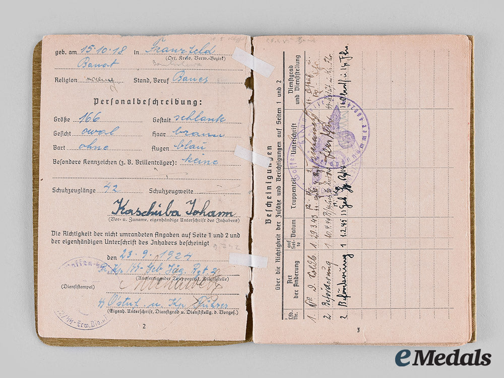 germany,_ss._a_soldbuch_and_award_document_to_johann_kaschuba,_ss-_gebirgs-_jäger-_regiment14("_prinz_eugen")_m19_27743_2_1
