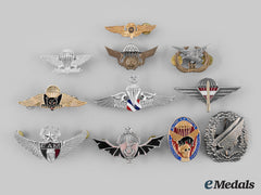 International. A Lot Of Eleven Parachutist Badges