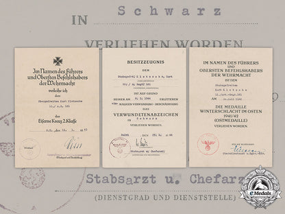 germany,_heer._a_lot_of_three_award_documents_to_artillery_stabsgefreiter_kurt_klotzsche_m19_3052
