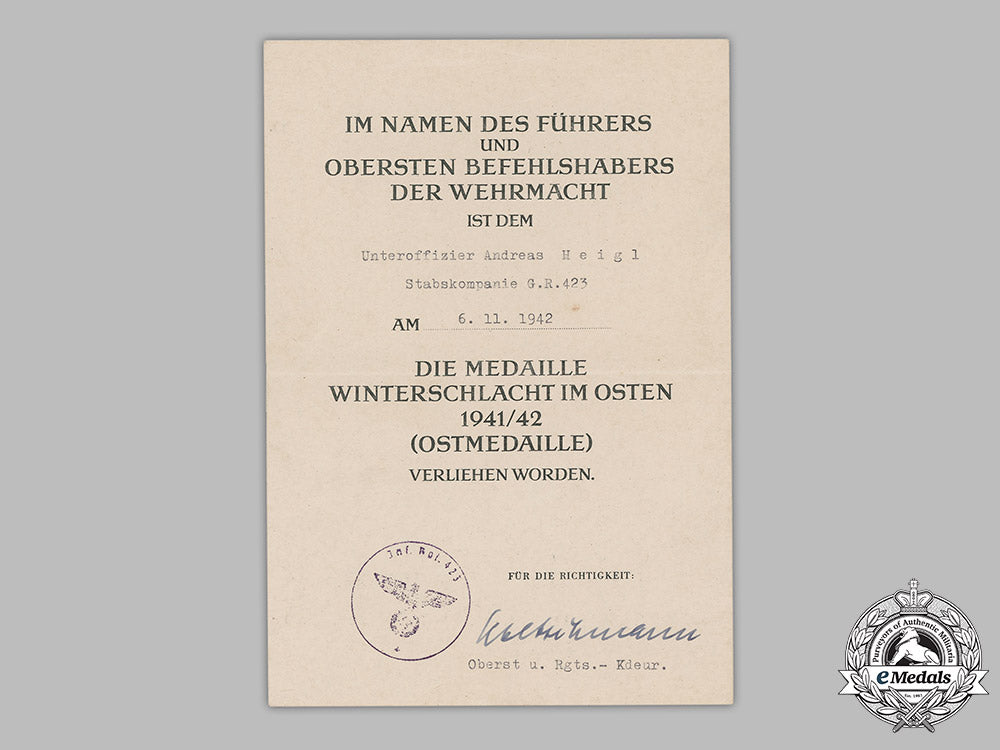 germany,_heer._wehrpaß&_award_documents,_grenadier_nco_andreas_heigl,_kia_july1944_m19_3066
