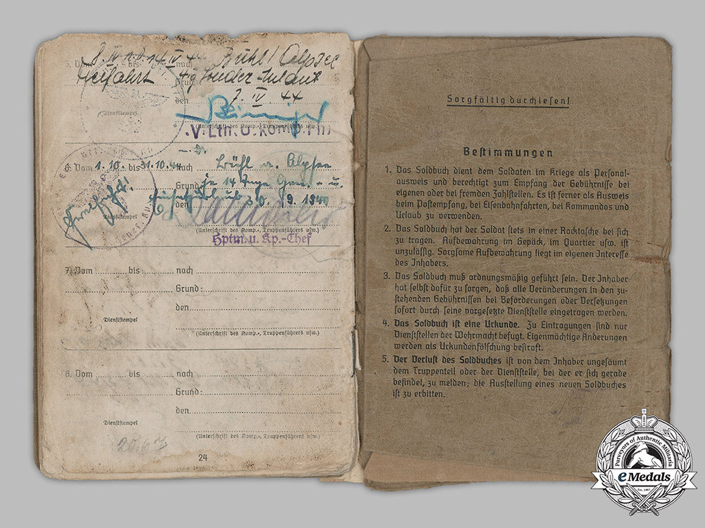 germany,_heer._the_soldbuch_of_oberfeldwebel_helmut_schmid(_ek1,_wound_badge_in_gold)_m19_3095