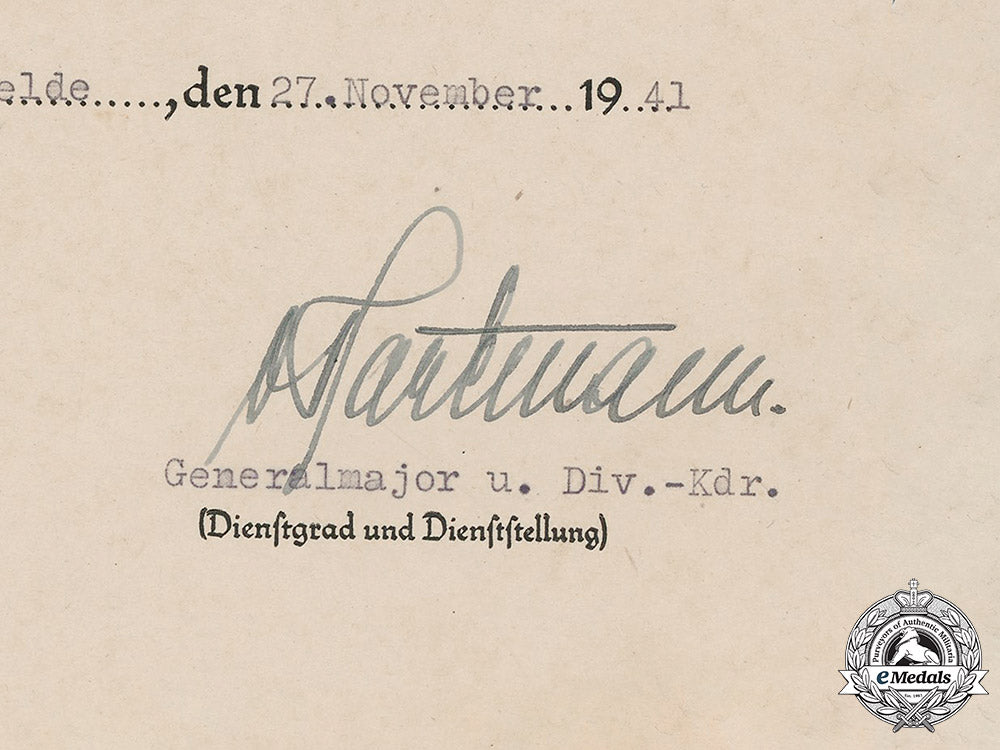 germany,_heer._an_iron_cross_ii_class_document,_signed_by_generalmajor_alexander_von_hartmann(_kia_stalingrad)_m19_3159