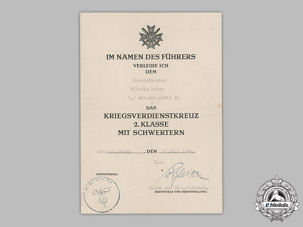 germany,_heer._a_collection_of_documents_to_artillery_obergefreiter_wilhelm_meier_m19_3163